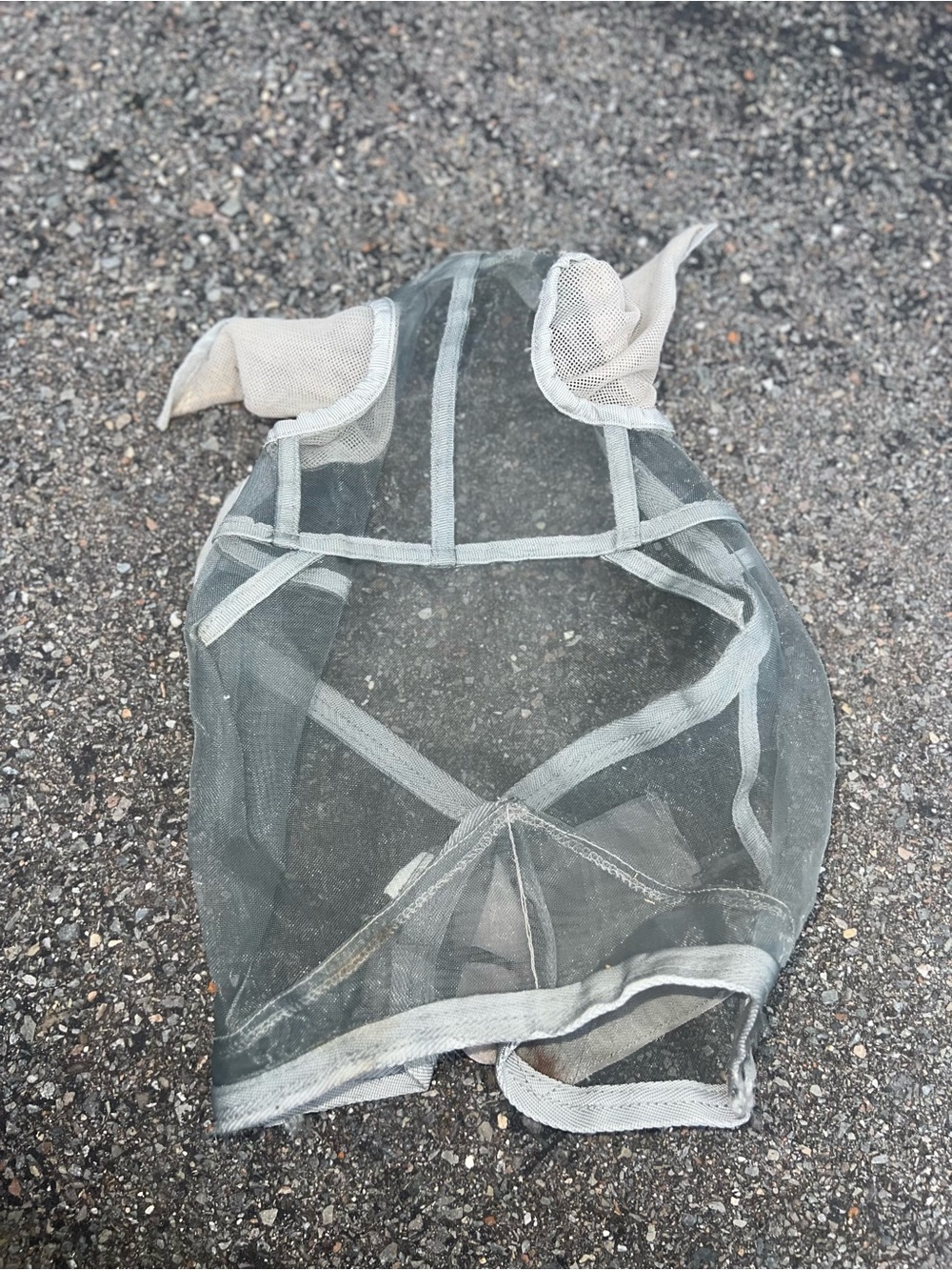 Cob Sized Grey Fly Mask